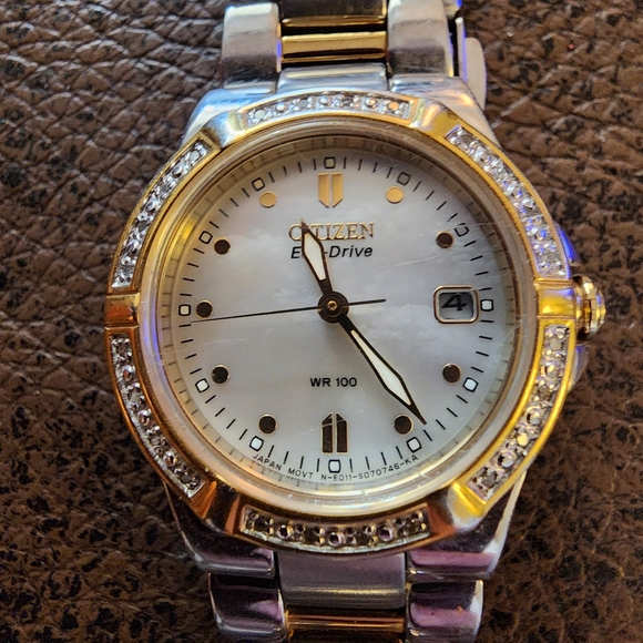 Citizen Accessories - Citizen Women's Two-Tone Crystal Watch